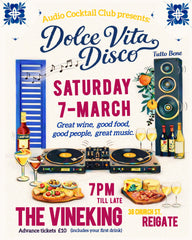 Dolce Vita Disco Saturday 7th March 2026 - 7pm 'til late