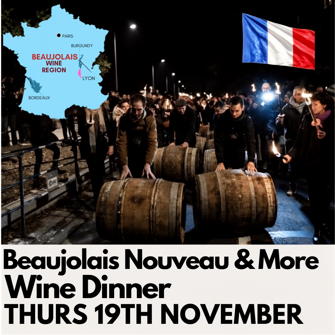 Beaujolais Nouveaux & More Wine Dinner - Thursday 19th November 2026