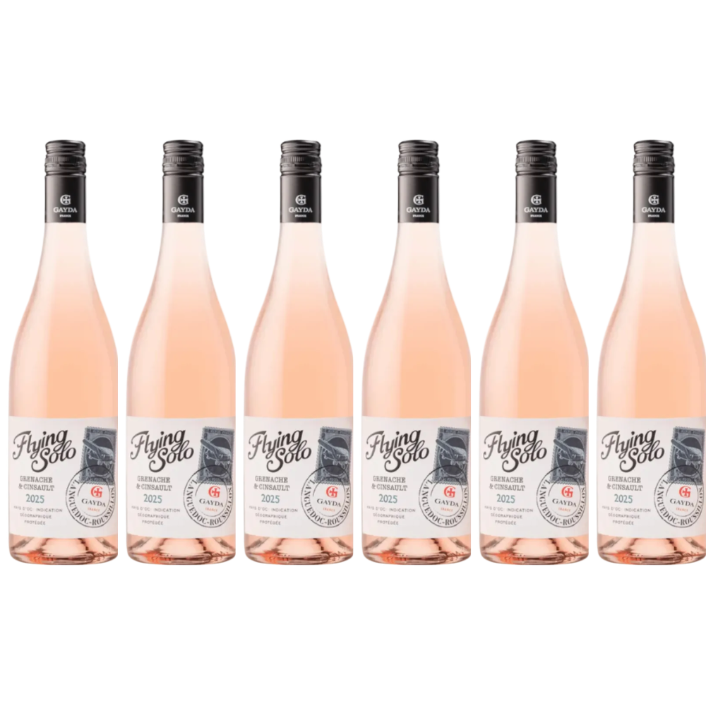 2025 Domaine Gayda Flying Solo Rose 6 Pack Deal
