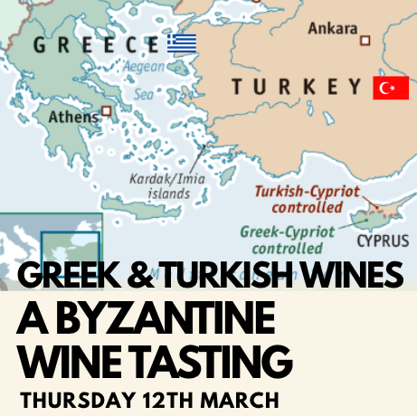Greek & Turkish Wine Tasting 12th March 2026