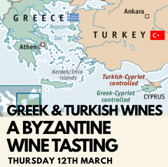 Greek & Turkish Wine Tasting 12th March 2026