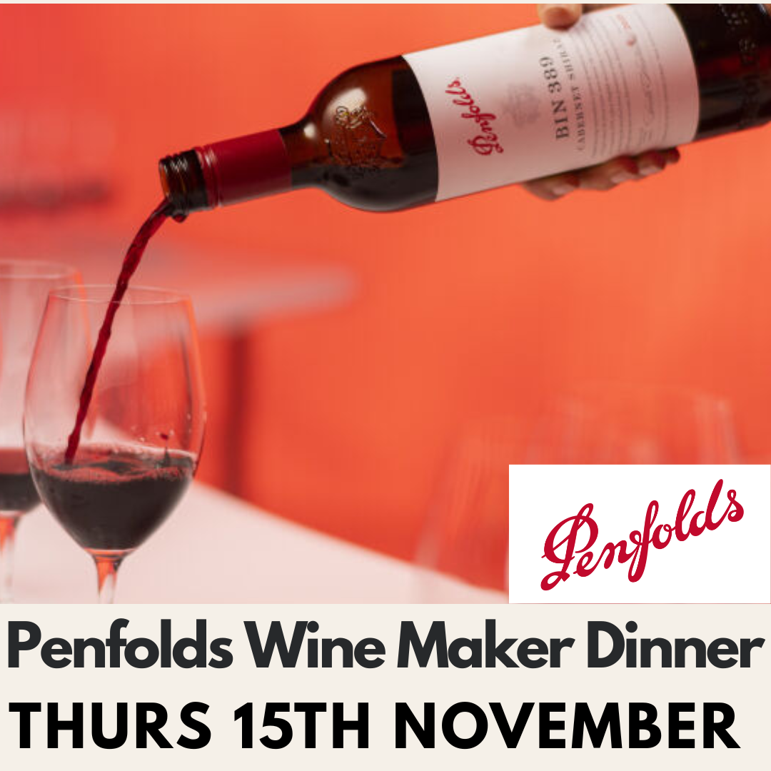 Penfolds Wine Maker Dinner - 15th October 2026
