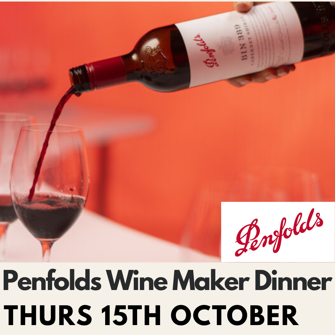 Penfolds Wine Maker Dinner - 15th October 2026