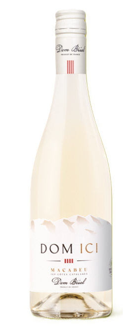 2025 Dom Brial Cotes Catalanes Dom Ici Blanc Macabeu