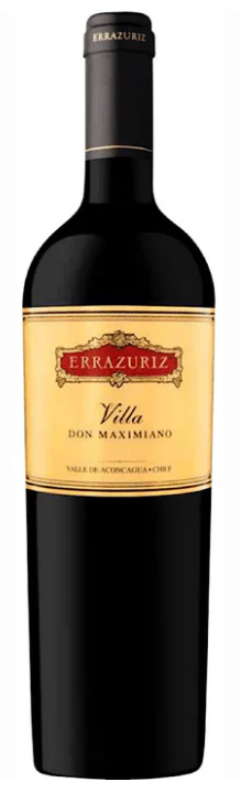 2019 Errazuriz Villa Don Maximiano Aconcogua Chile