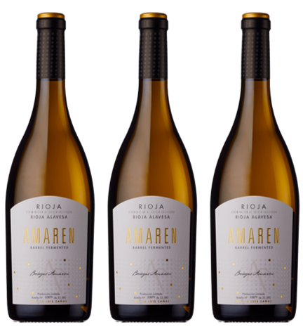 2023 Bodegas Amaren Blanco Barrel Fermented Rioja Case Deal (3x75cl)